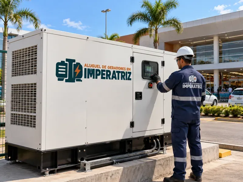 Instalação de gerador para shoppings e supermercados em Imperatriz - MA