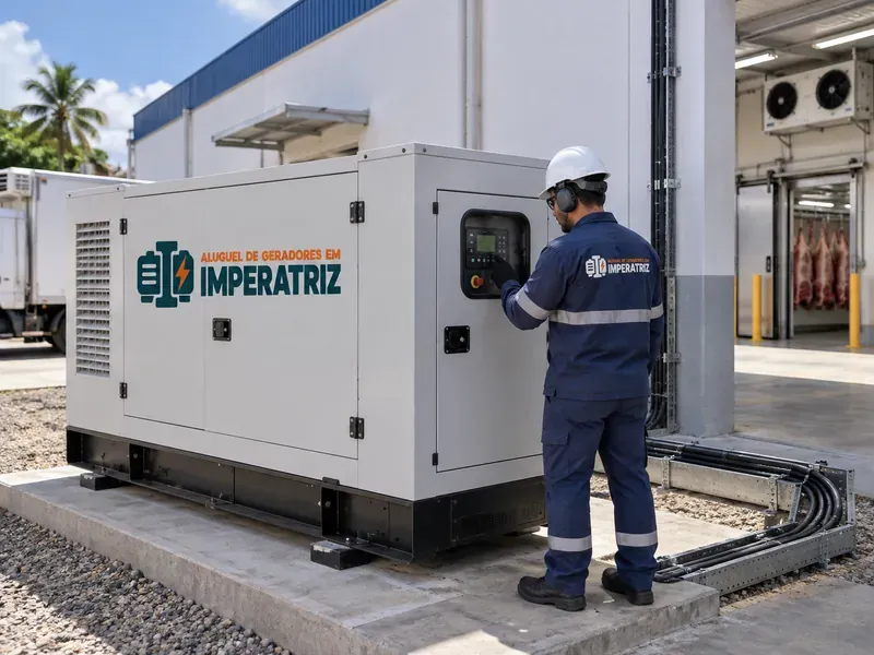 Instalação de gerador para frigoríficos e câmaras frias em Imperatriz - MA