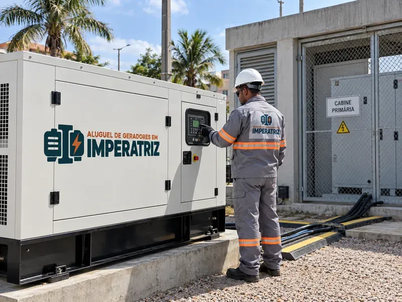 Instalação de gerador para manutenção de cabine primária em Imperatriz - MA