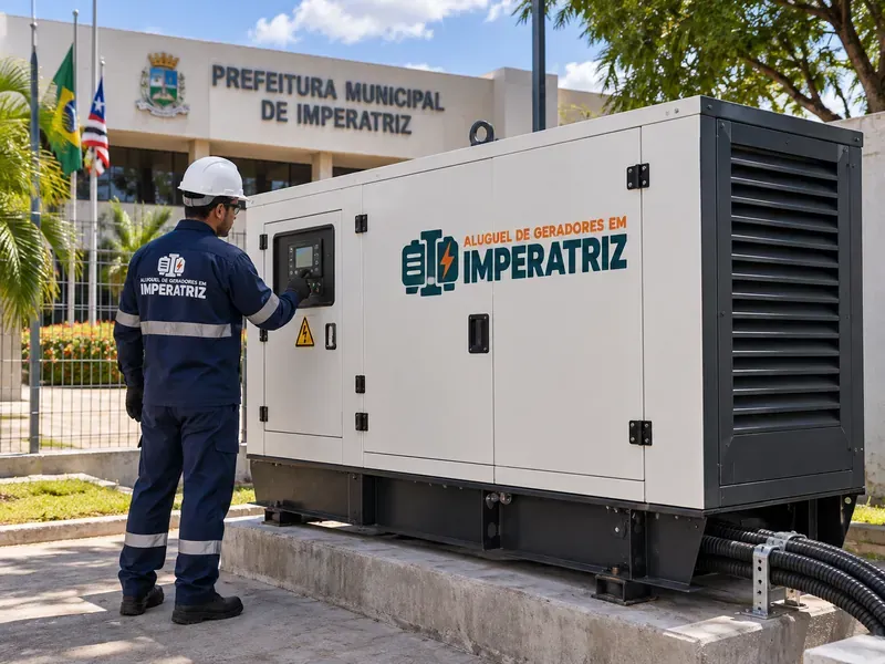 Gerador para órgãos públicos no Juçara, Imperatriz - MA
