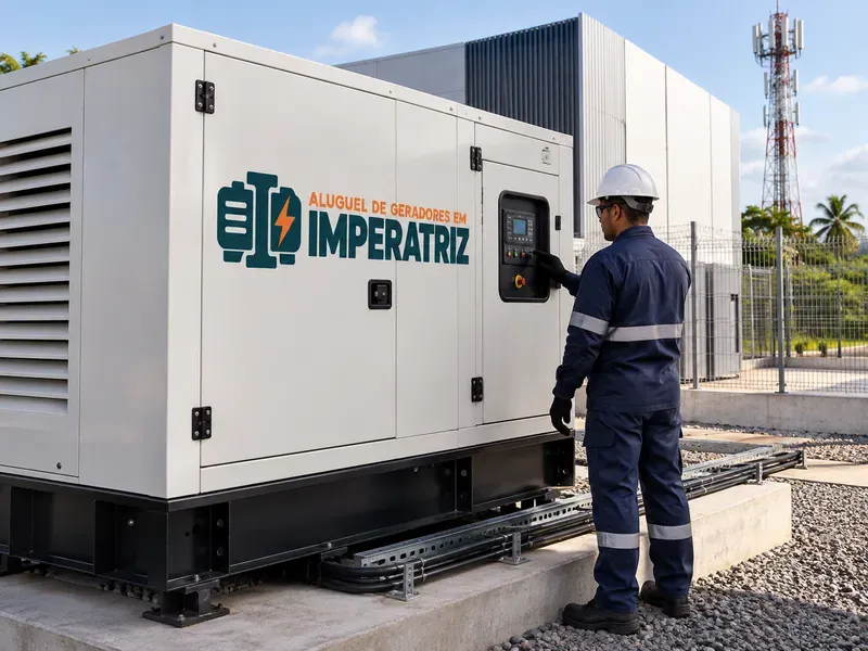 Instalação de gerador para data centers e telecom em Imperatriz - MA