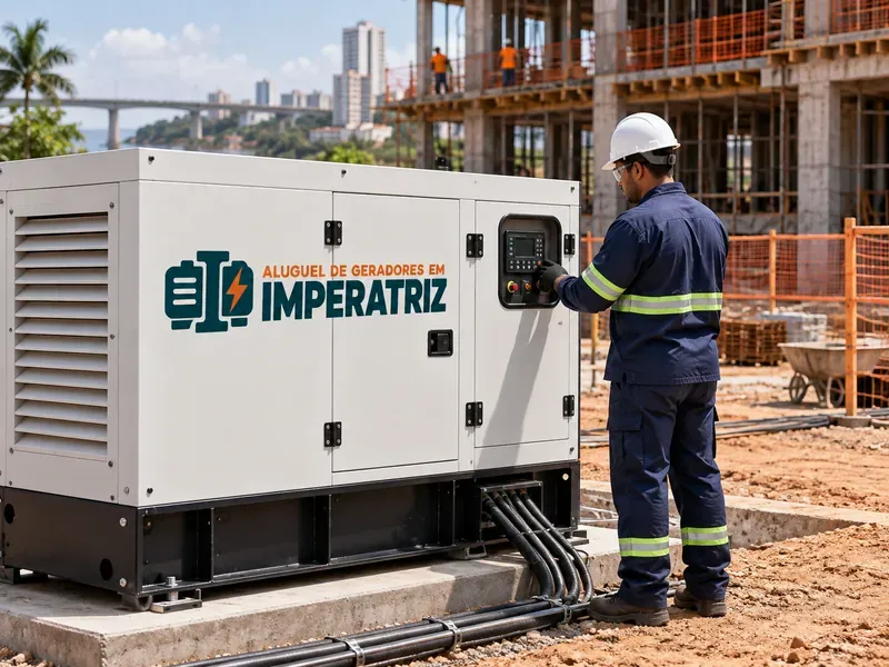 Instalação de gerador para construtoras e obras em Imperatriz - MA
