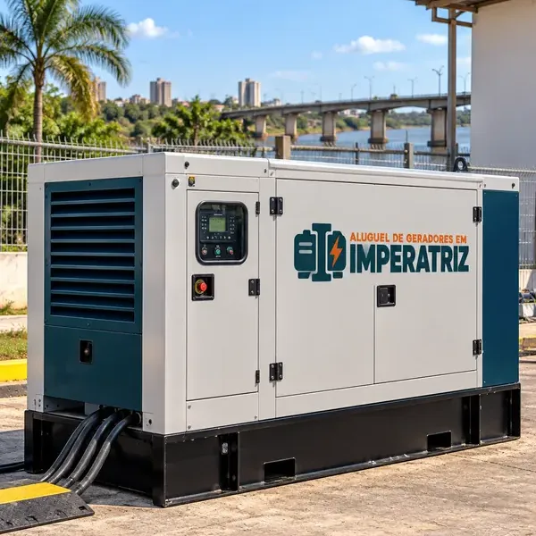 Grupo gerador diesel silenciado para escolas e faculdades — aluguel de geradores em Imperatriz