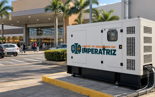 Gerador para shoppings e supermercados em Imperatriz - MA