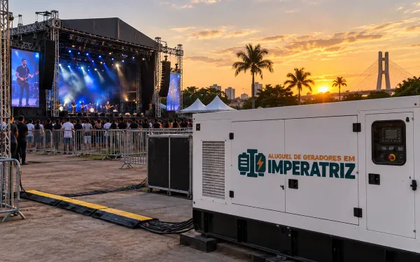 Gerador para grandes eventos e shows em Imperatriz - MA