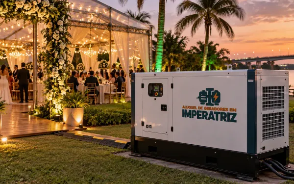 Gerador para casamentos e festas em Imperatriz - MA
